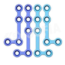 1.5MM L PLATE ANGLE 2 HOLE TITANIUM Manufacturers in Delhi