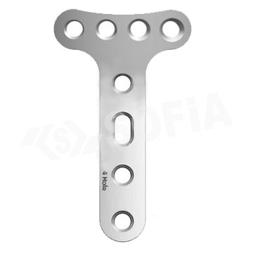 Small T-Plate, Right Angled 3.5mm (Head 4 Holes) Manufacturers in Delhi
