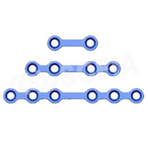 1.5MM MANDIBLE PLATE WITH CENTER SPACE (TITANIUM) Manufacturers in Delhi