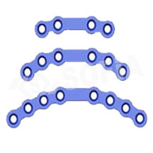 1.5MM ORBITAL PLATE WITH CENTER SPACE (TITANIUM) Manufacturers in Delhi